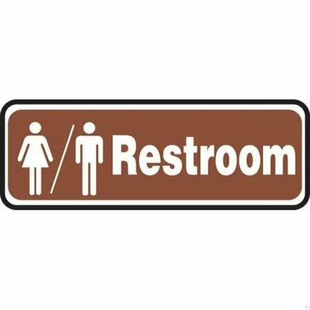 ACCUFORM RESTROOM SIGN UNISEX RESTROOM 3 in x 10 in MRST562VS